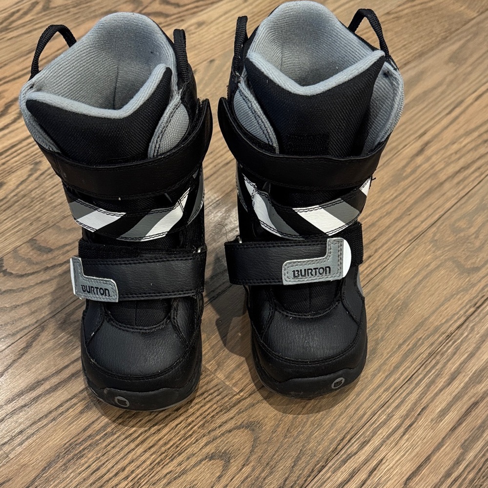 Burton Kids Black and White Boots